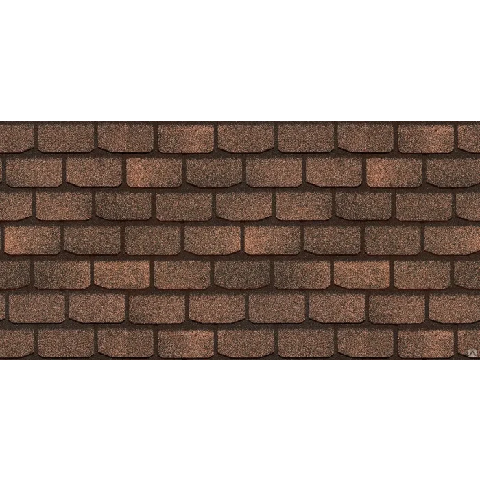 Гибкая черепица Docke EURASIA ПЛИТКА Светло-коричневый