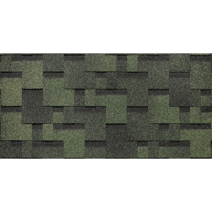 Гибкая черепица Docke EURASIA ЛАБИРИНТ Зеленый