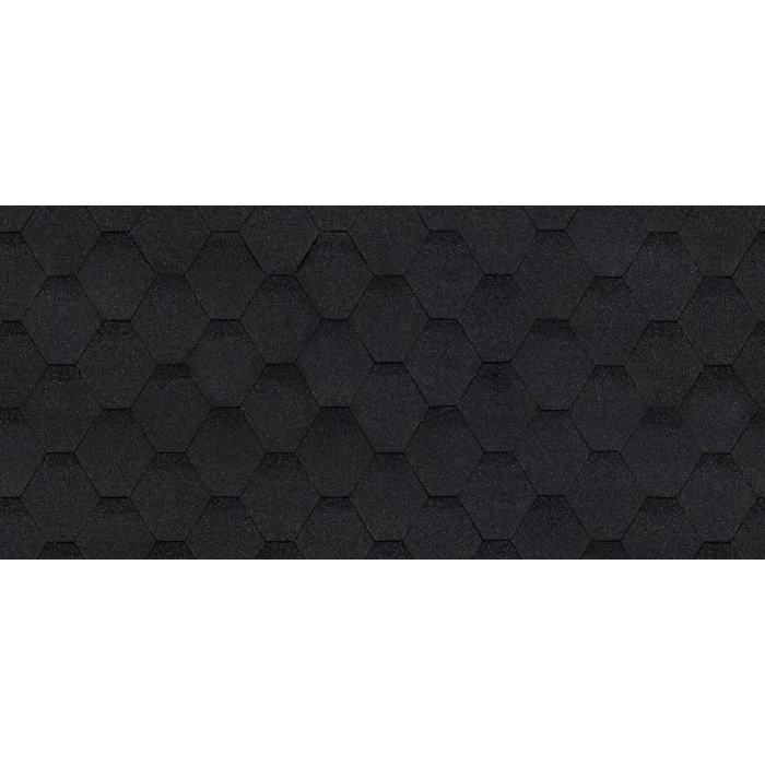 Гибкая черепица Технониколь Шинглас Оптима Соната Черный